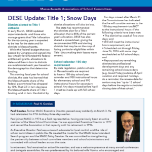 MASC News Bulletin – March 2026